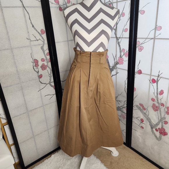 NWT H&M Paper Bag A Line Skirt 2 - Picture 2 of 12